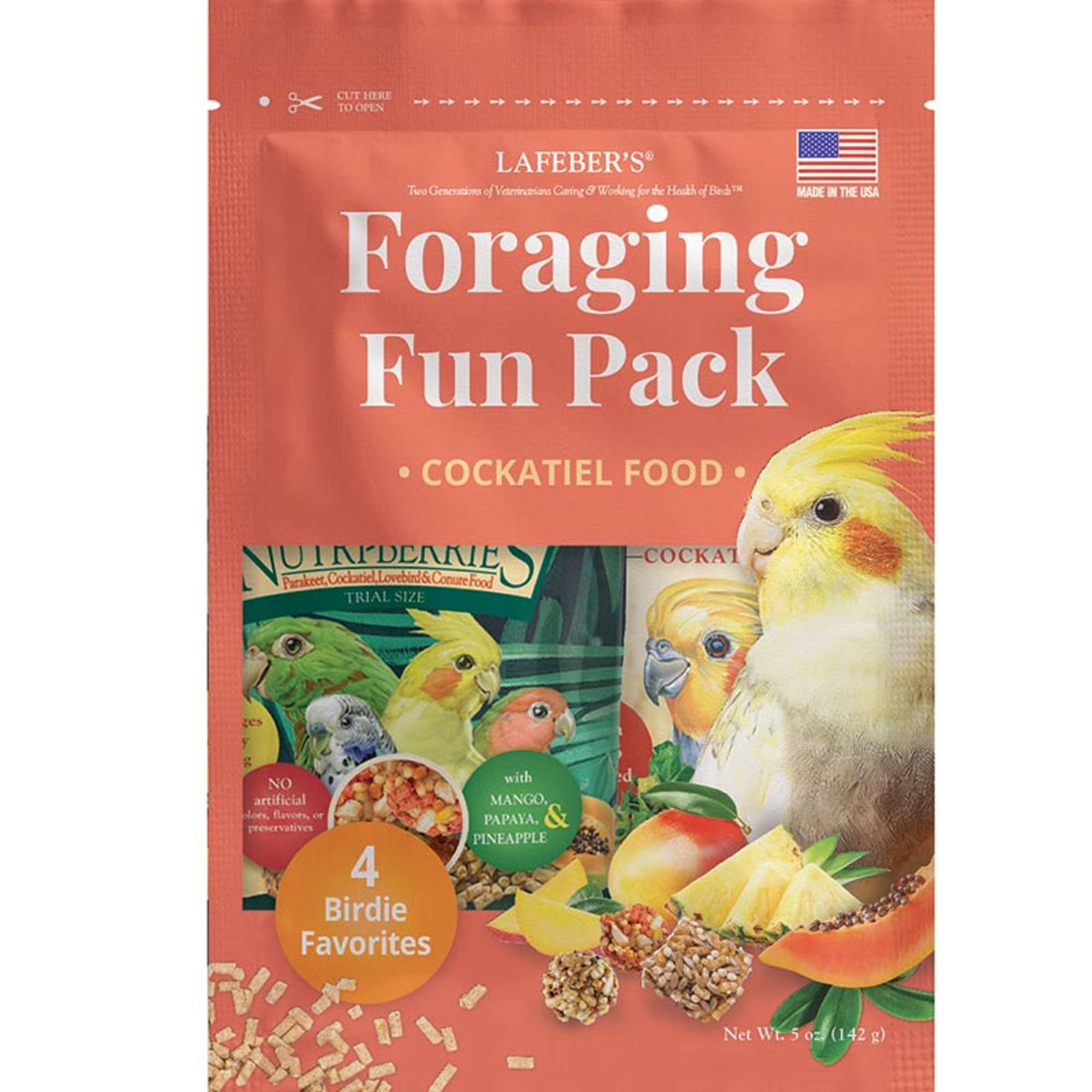 Lafeber Cockatiel Foraging Fun Pack, 5 oz – BirdieBoutique.com