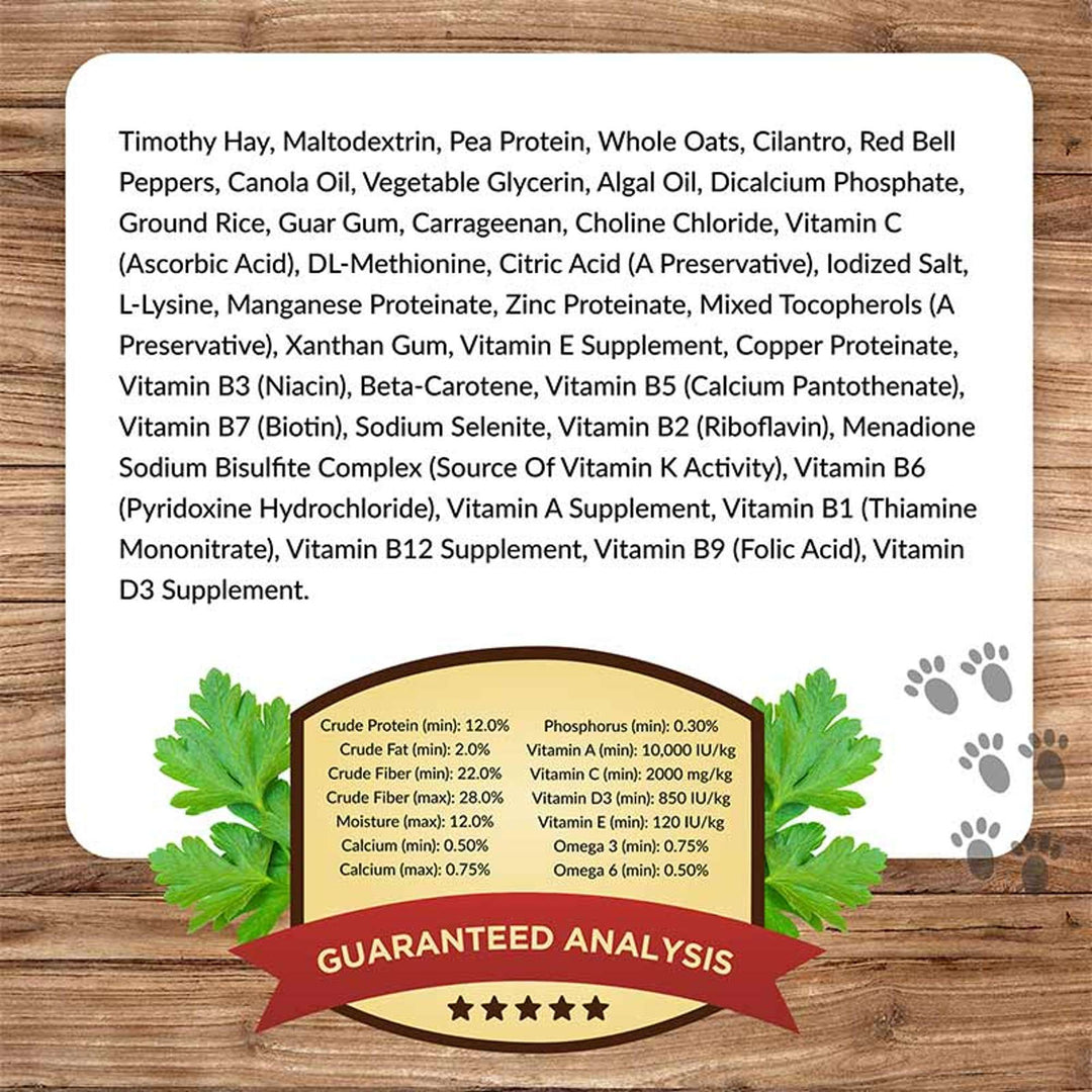 43210-heyberries-cilantro-pepper-rabbit-guaranteed-analysis