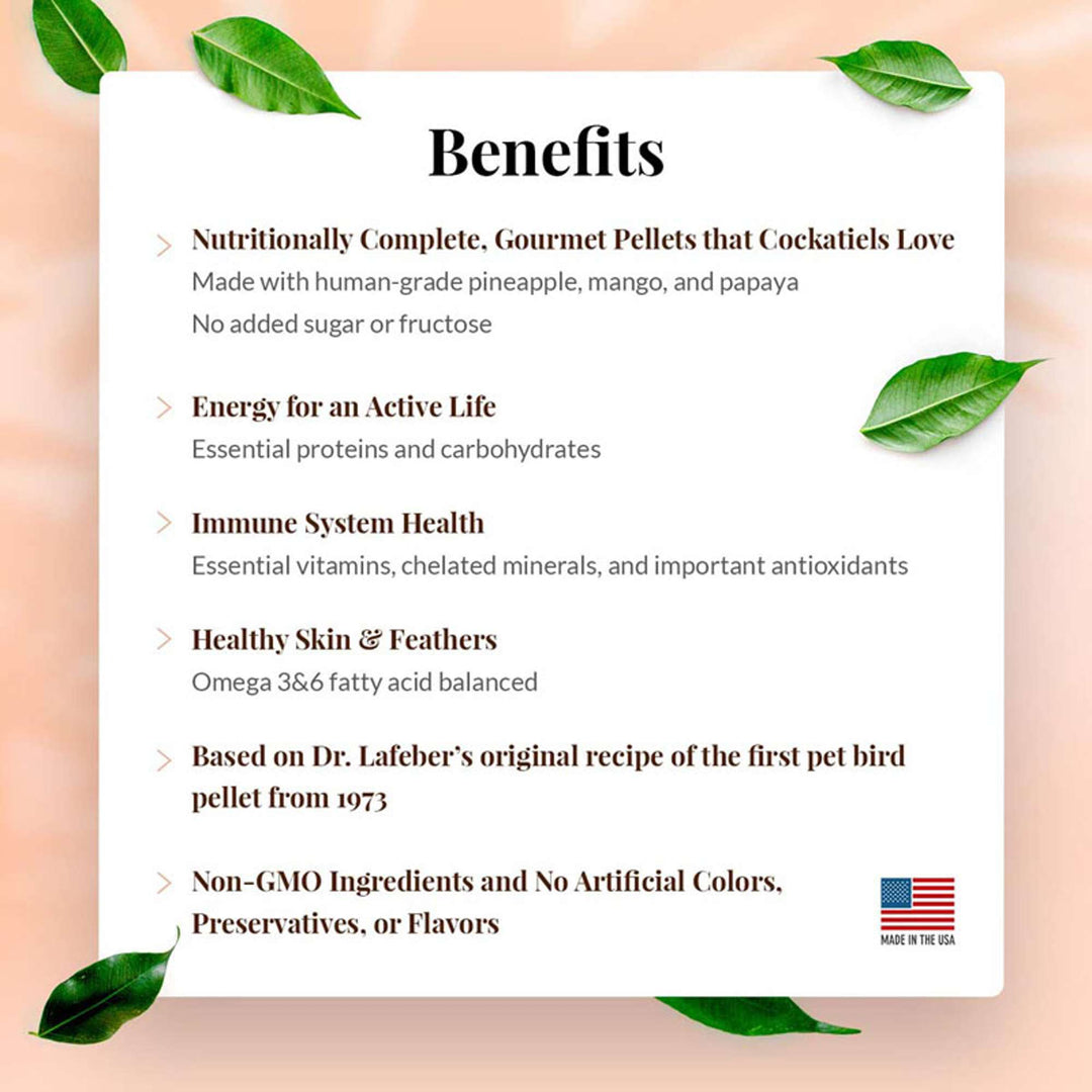 72640-tropical-fruit-gourmet-pellets-cockatiel-benefits