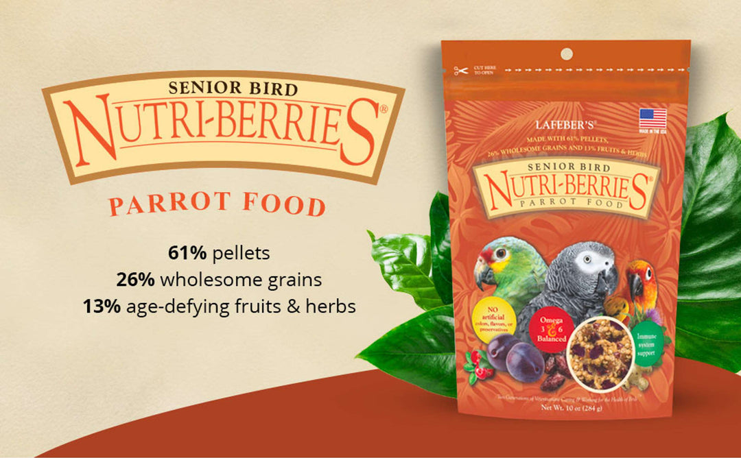 81350-senior-bird-nutri-berries-parrot-61%-pellets-26%-wholesome-grains-13%-age-dying-fruits-and-herbs