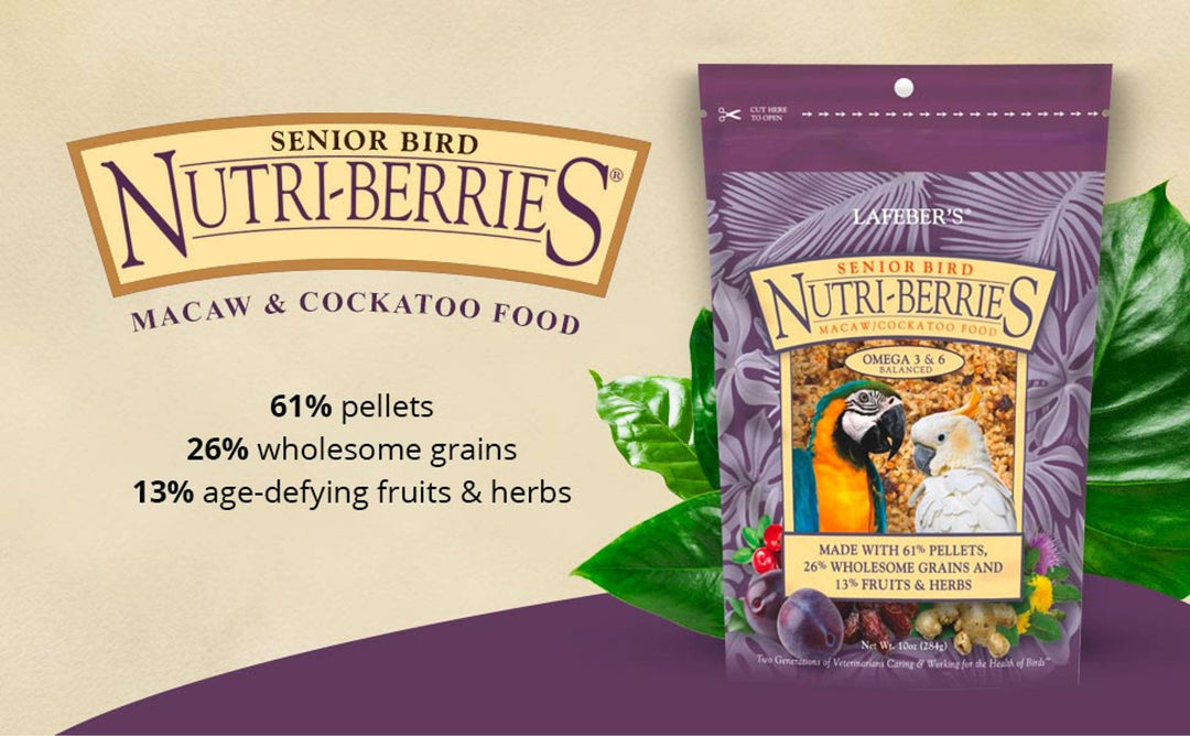 81360-parrot-food-lafeber-senior-bird-nutri-berries-macaw-cockatoo-food-61%-pellets-26%-wholesome-grains-13%-age-defying-fruits-and-herbs