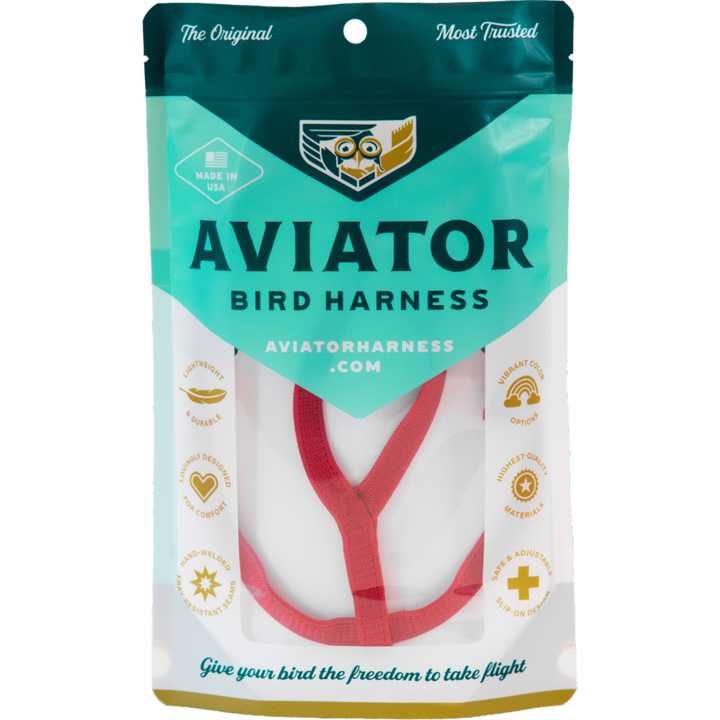 AH00168-Aviator-Pet-Bird-Harness-and-Leash-Mini-Red-for-birds