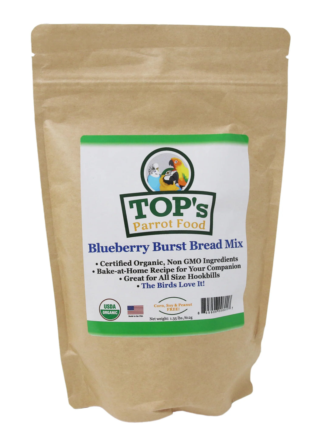 BBBB-TOPs-Parrot-Food-Birdie-Bread-Mix-Blueberry-1.35-lb-front-for-birds