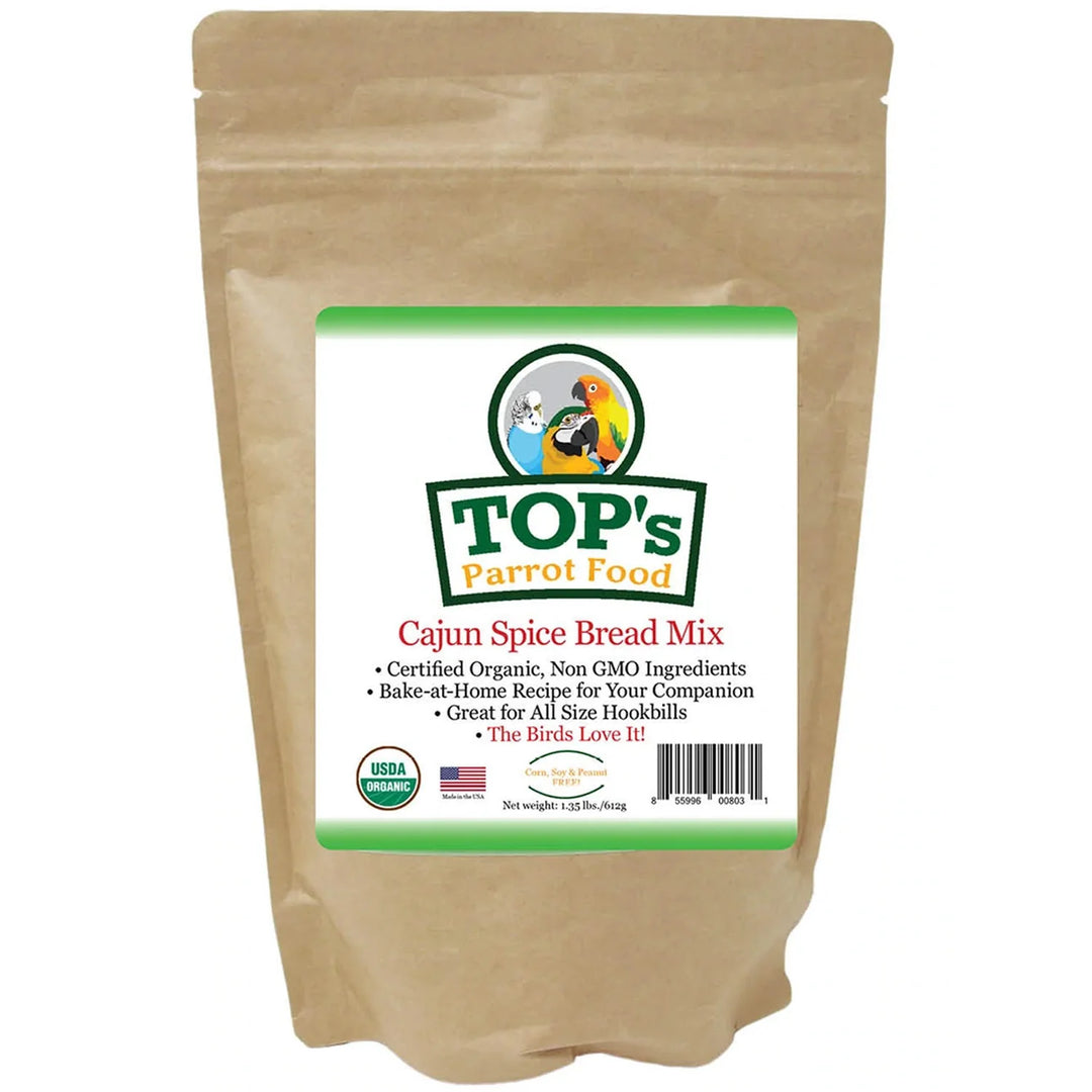 BBCS-TOPs-Parrot-Food-Birdie-Bread-Mix-Cajun-Spice-1.35-lb-for-birds-organic-non-gmo-ingredients