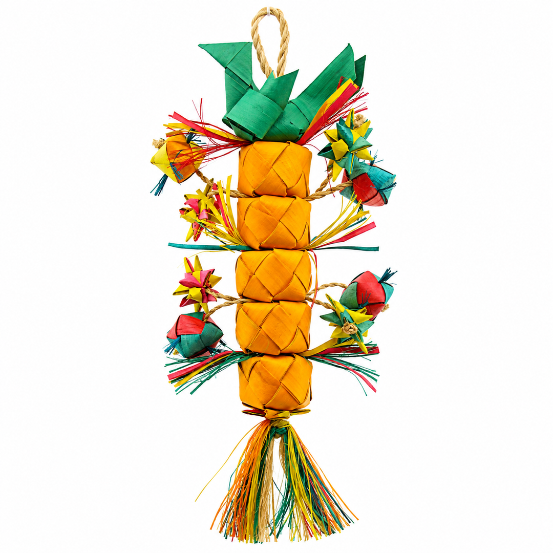 Planet Pleasures Bird Tower Shredding Toy – Medium