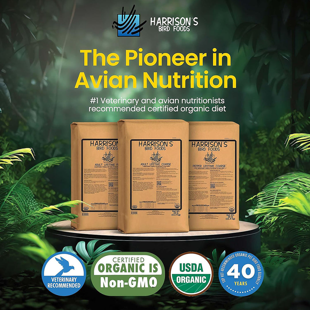 Harrison's Adult Lifetime Coarse Bird Food 25lb