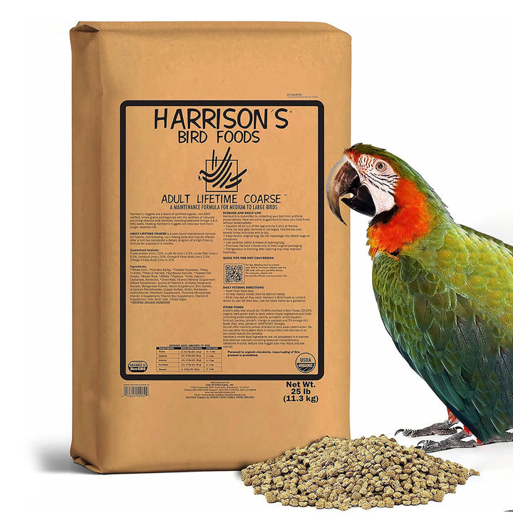 Harrison's Adult Lifetime Coarse Bird Food 25lb