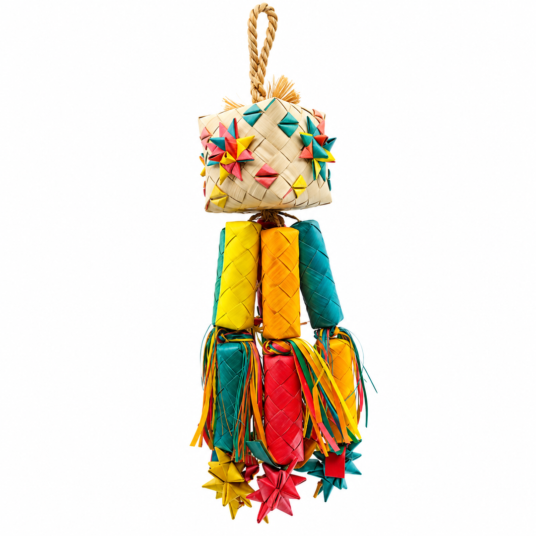 Planet Pleasures Firecracker Bird Toy – Large