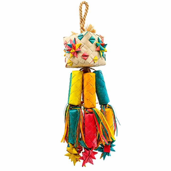 Planet Pleasures Firecracker Bird Toy – Large
