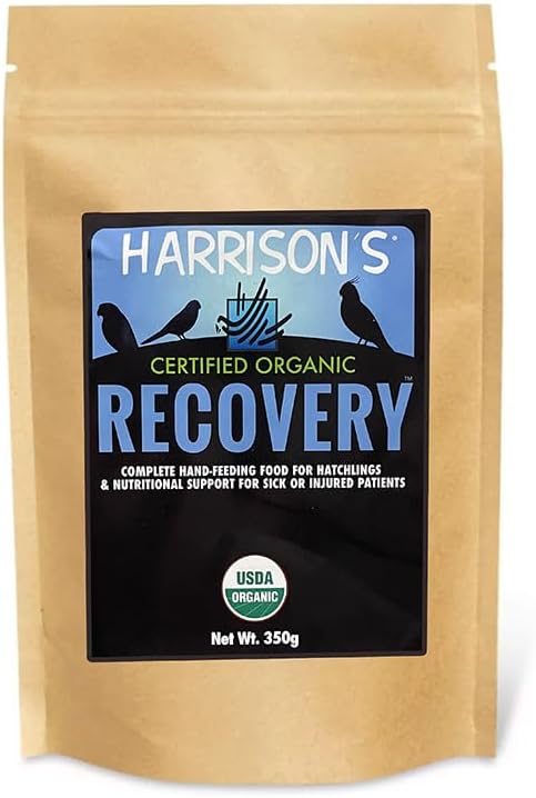 Harrison's Certified Organic Recovery food package for birds on a white background