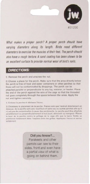 JW PET Card with text and branding on a white background