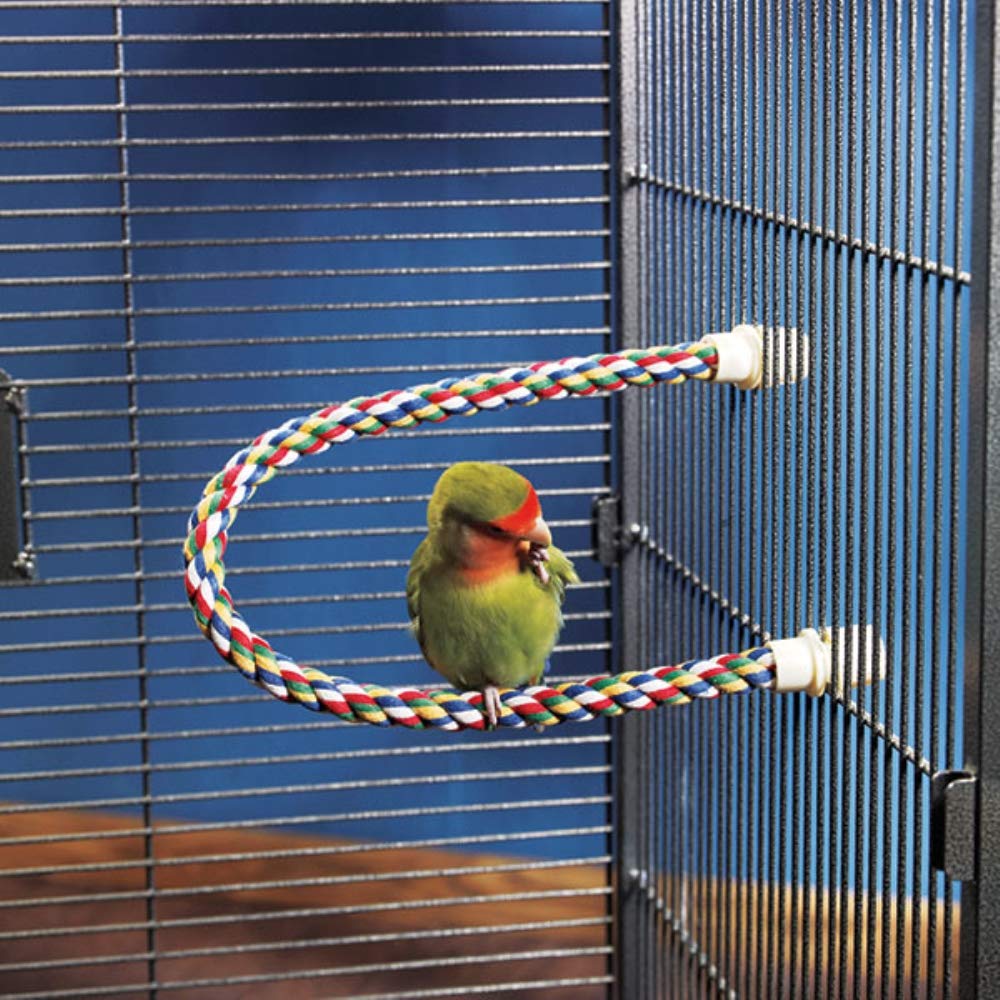 JW Pet 21" COMFY BIRD PERCH - SMALL sitting bird