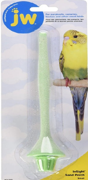 JW pet product packaging with a parakeet on a branch