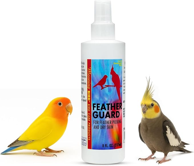 Bottle of Feather Guard product