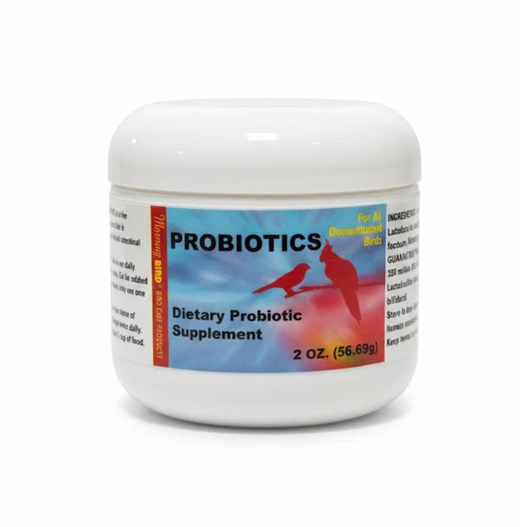 Front packaging of Morning Bird Probiotics, 2 oz.