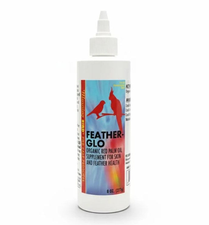 Morning Bird Feather-Glo Supplement bottle of 8 oz.
