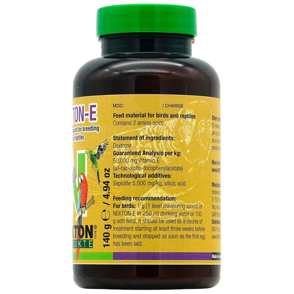 Nekton E Vitamin Supplement for Birds, 140g 2