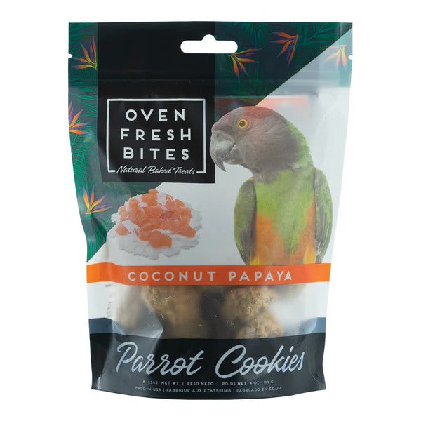 Caitec Oven Fresh Bites Cookies - Coconut Papaya front packaging