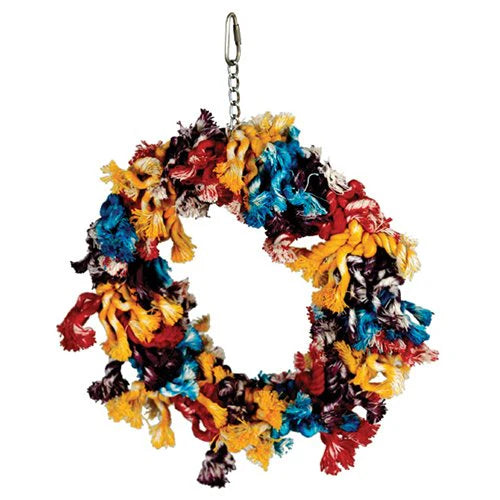 PT00379-Caitec-Paradise-Toys-Medium-Cotton-Snuggle-Ring-for-birds