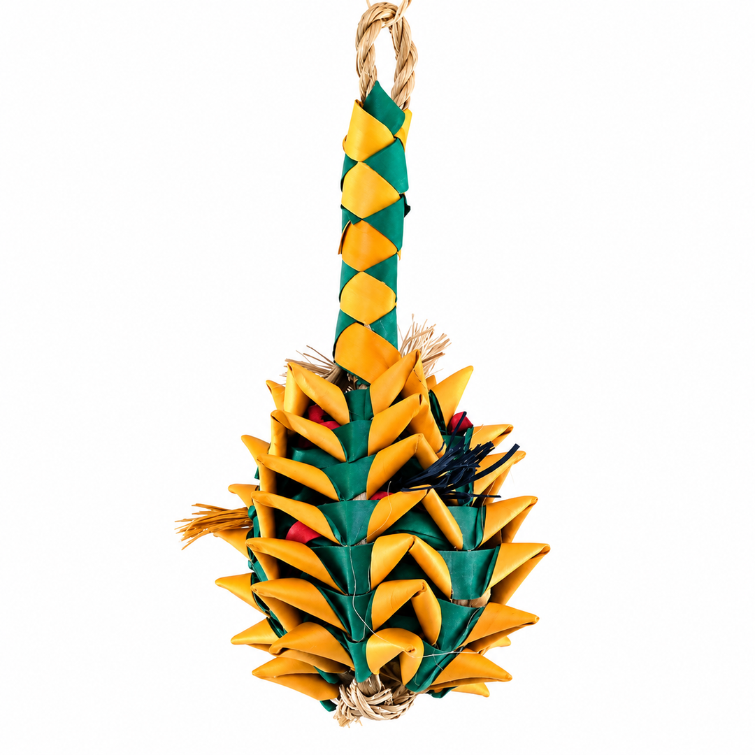 Planet Pleasures Pineapple Foraging Bird Toy – Small