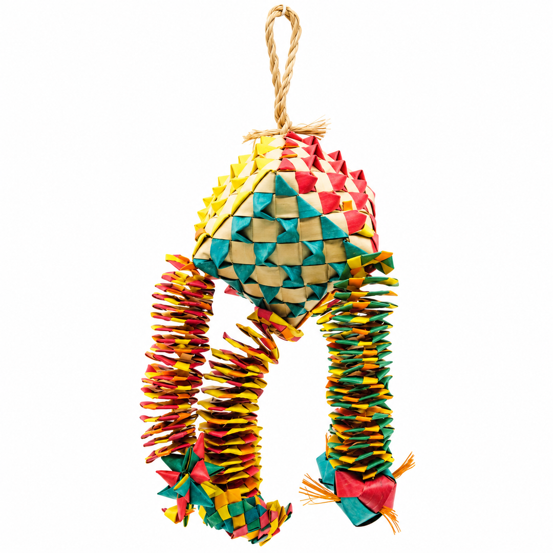 Planet Pleasures Diamond Bouncer Bird Toy – Large