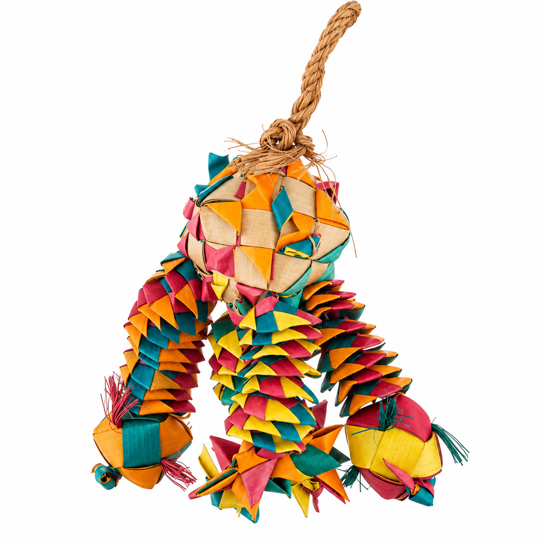 Planet Pleasures Diamond Bouncer Bird Toy – Small