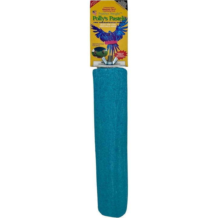 Polly's Pet Products Pastel Bird Perch - Extra Large with a packaging label on a white background