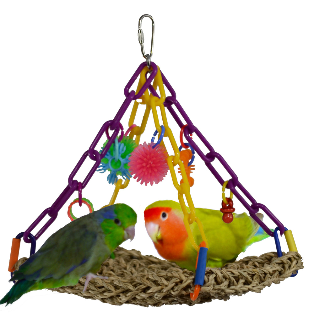 SB747-Super-Bird-Creations-Mini-Flying-Trapeze-swing-with-birds