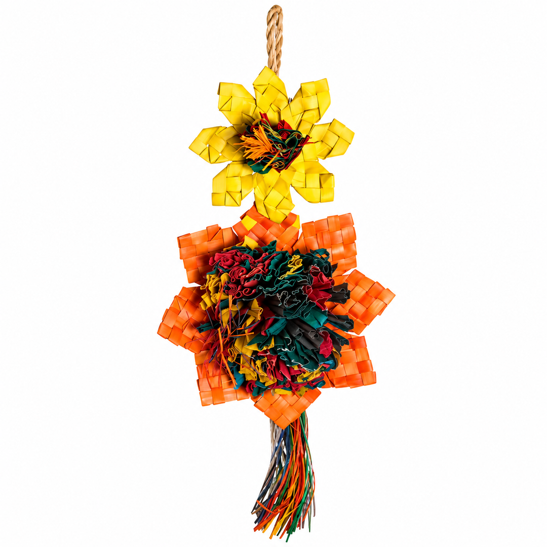 Planet Pleasures Sunflower Bird Toy – Medium
