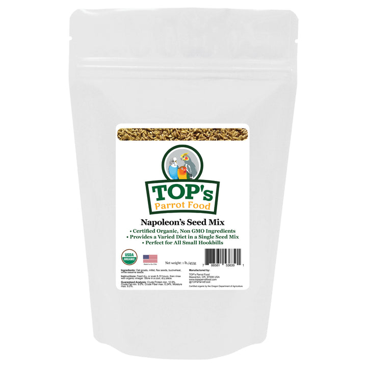 TON1-TOPs-Parrot-Food-Napoleon-Seed-Mix-1-lb-for-birds-organic