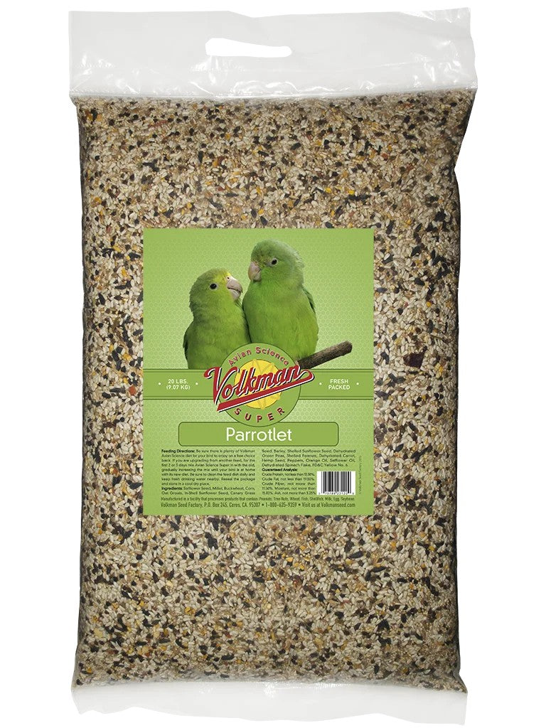 Volkman Avian Science Super Parrotlet Food, 20 lb