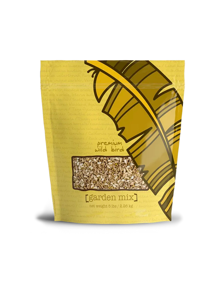 Bag of Volkman premium wild bird garden mix front side