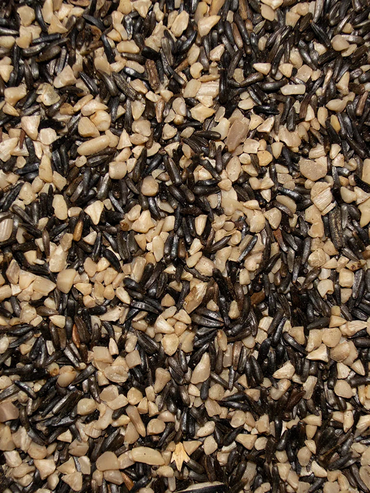 Close up of Volkman premium wild bird finch mix 