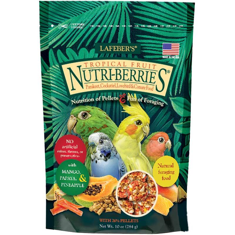 Lafeber Tropical Fruit Nutri-Berries, Cockatiel 10 oz