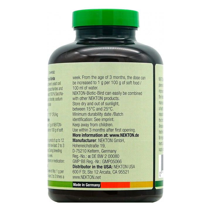 Nekton Biotic-Bird Supplement for Birds, 250g