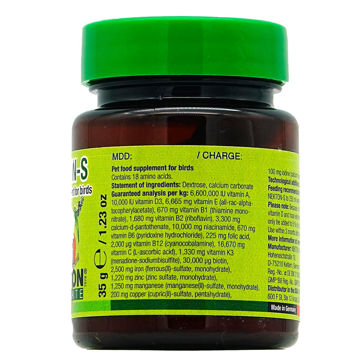 Nekton S Multi-Vitamin Supplement for Birds, 35g