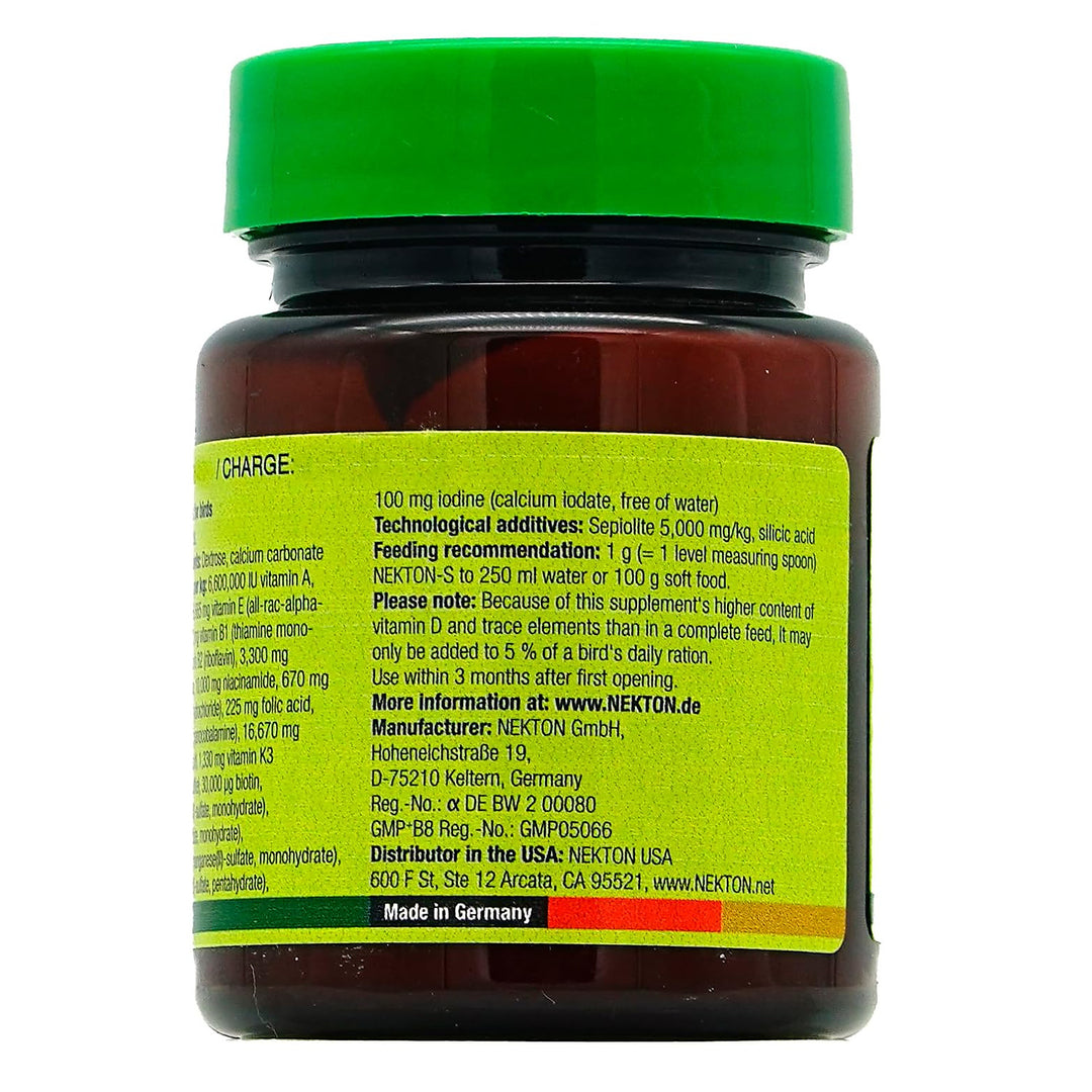Nekton S Multi-Vitamin Supplement for Birds, 35g